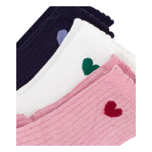 Petit Bateau - Kalp çoraplar | Pembe
