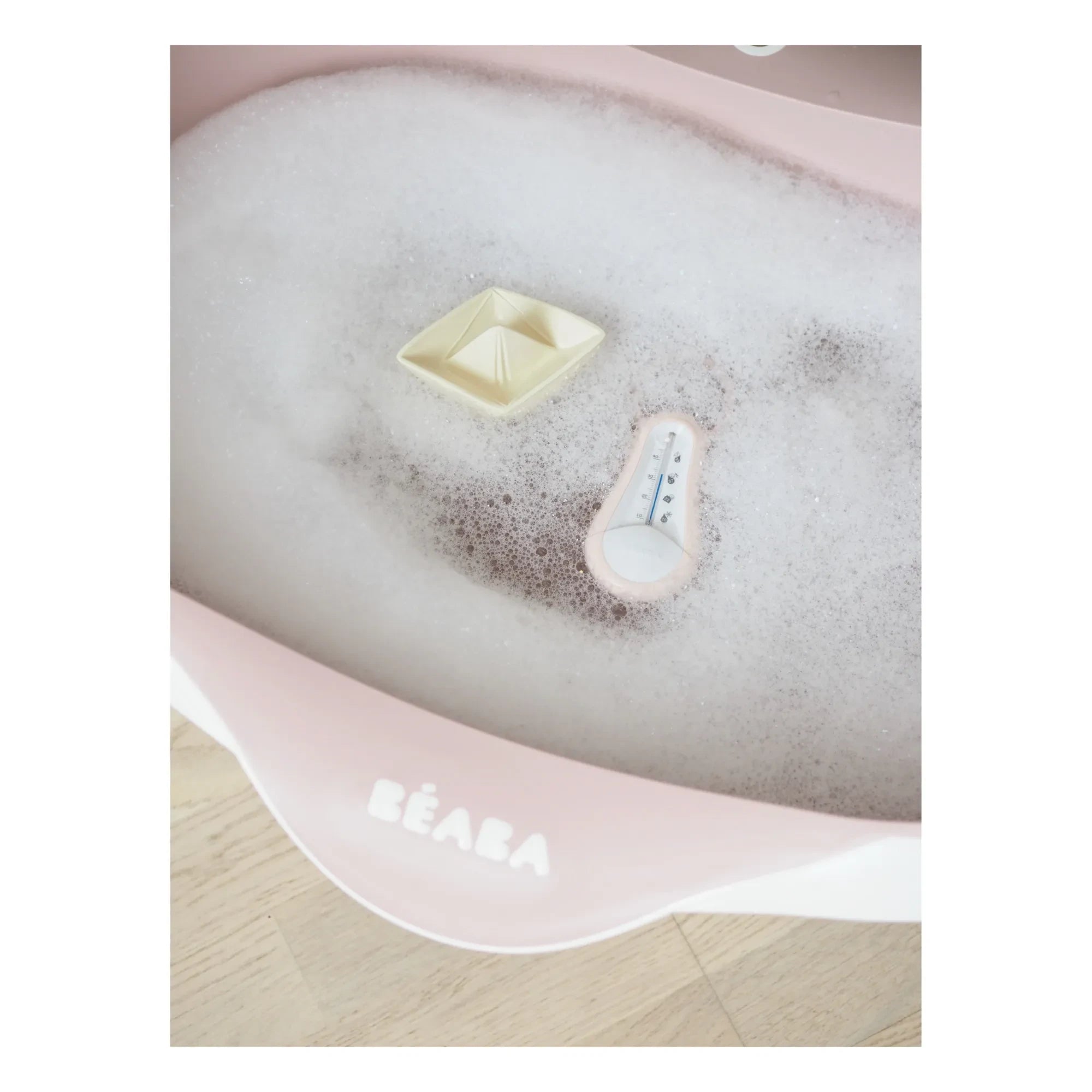 Béaba - Termómetro Digital de Baño | Rosa Polvo