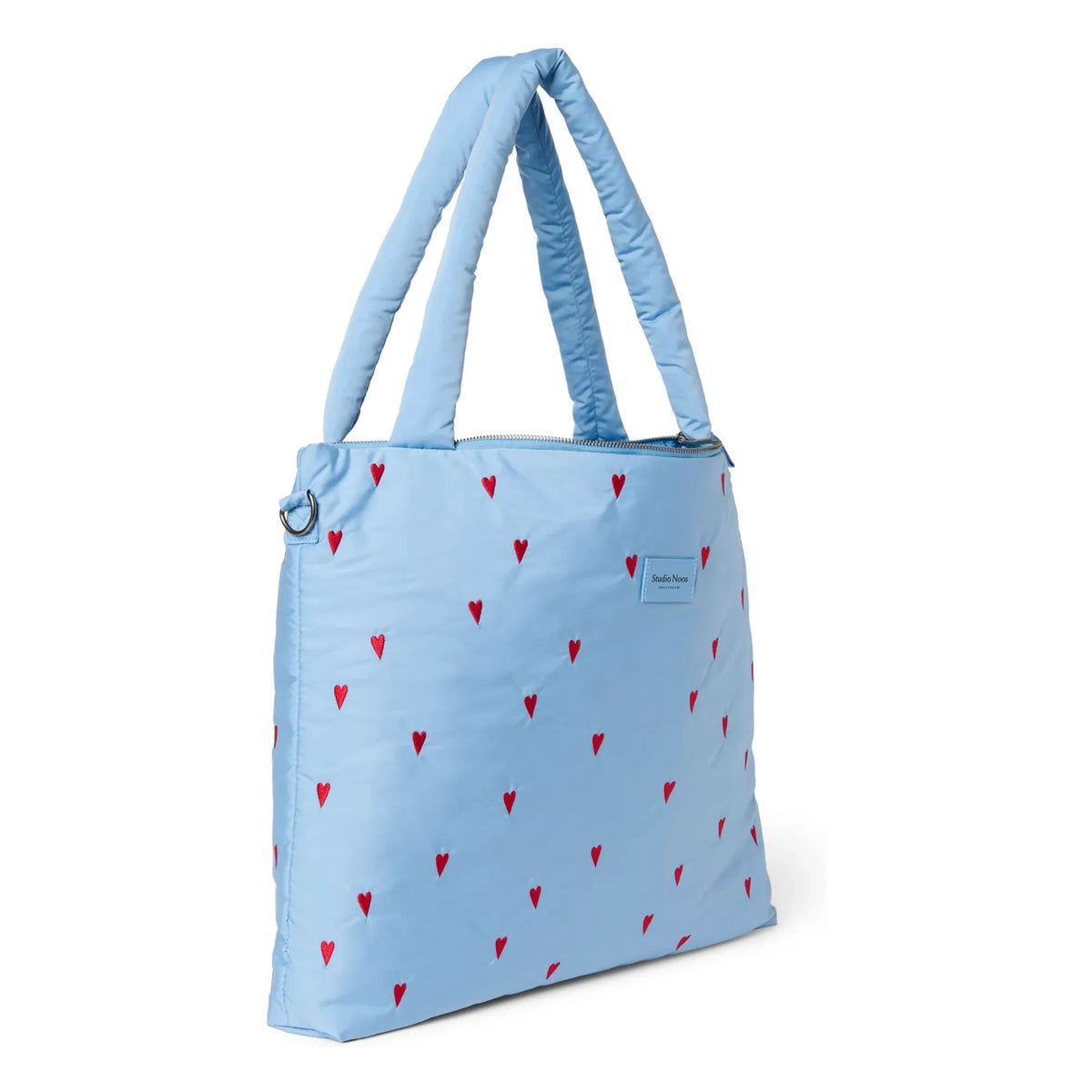 Studio Noos - Bolso de maternidad Puffy Hearts | Azul claro