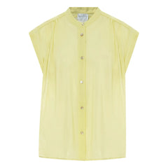 Forte Forte - Blusa de voile de algodón y seda | Amarillo