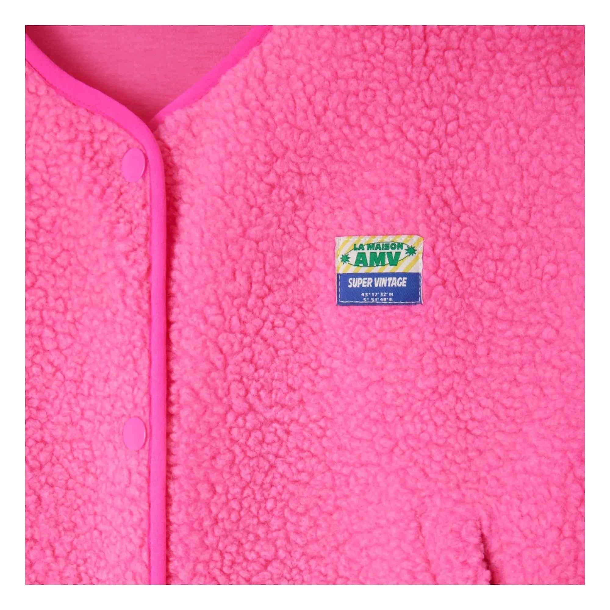 American Vintage - Chaleco sin mangas Hoktown | Rosa fluorescente