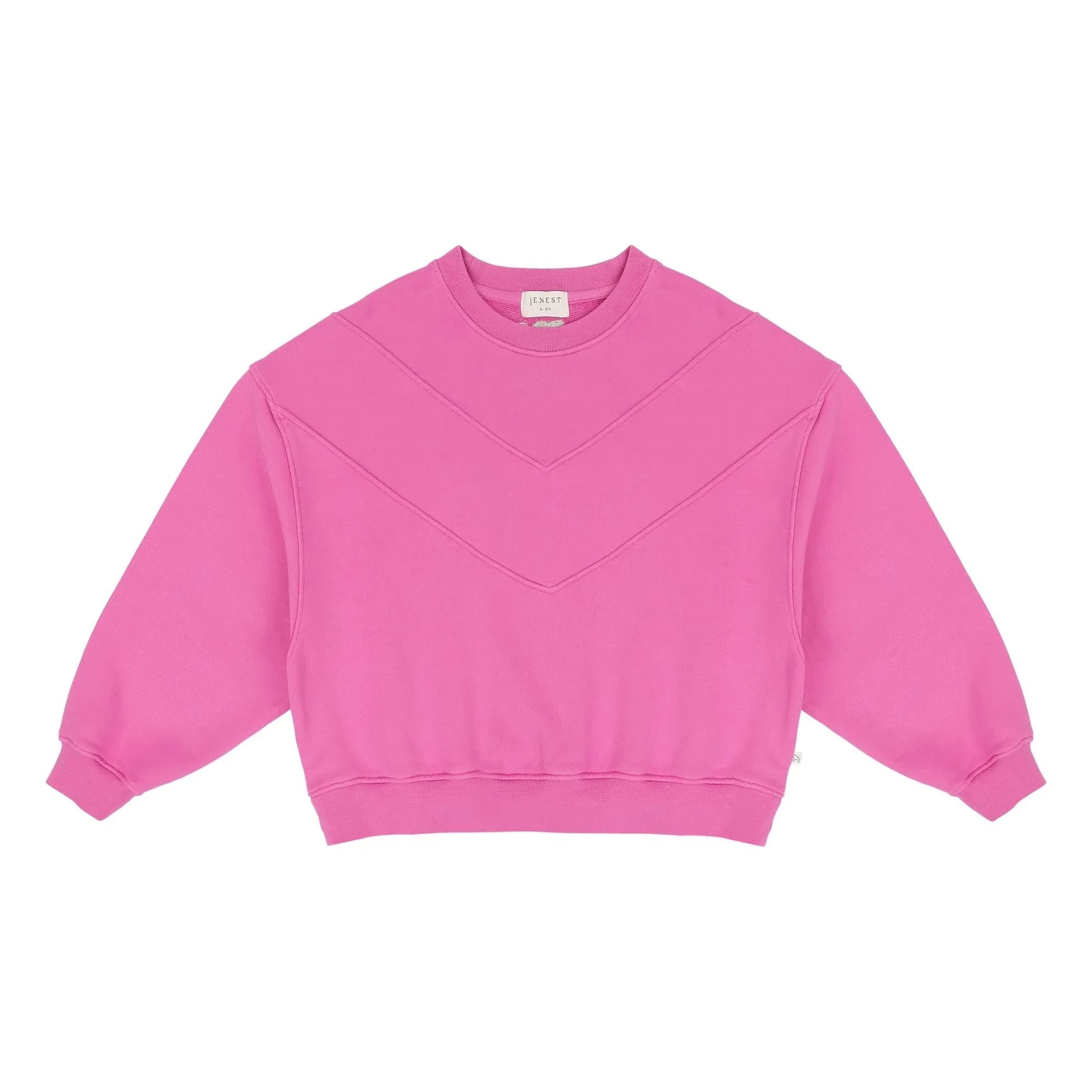 Jenest - Sudadera de algodón orgánico Tammie | Fucsia