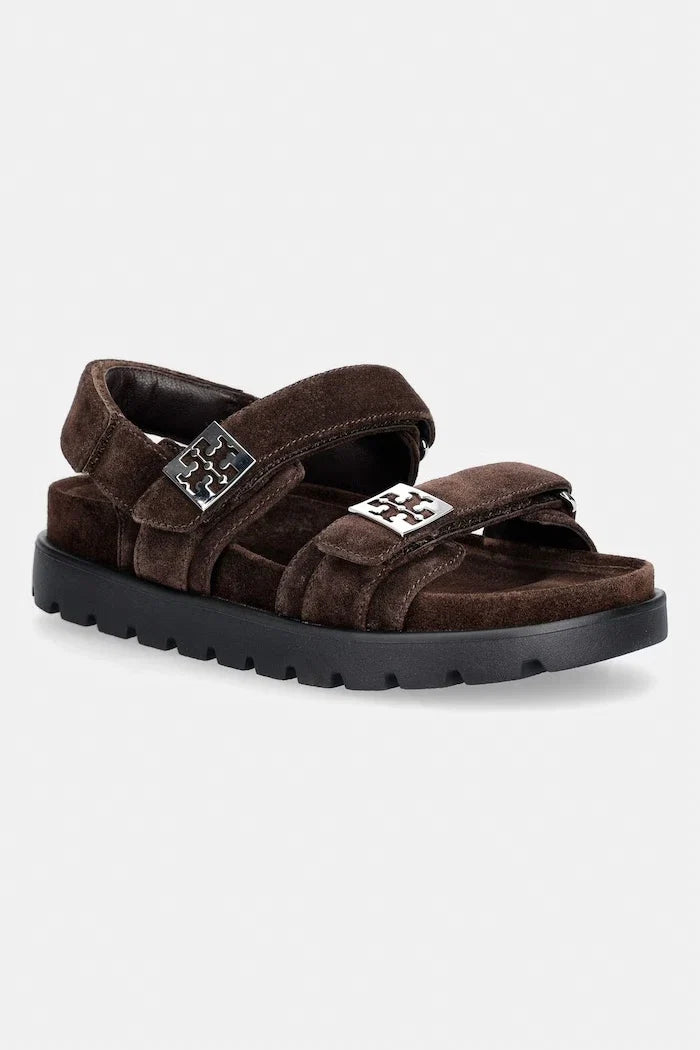 Tory Burch Sandalias de Mujer de Ante Mellow Sport