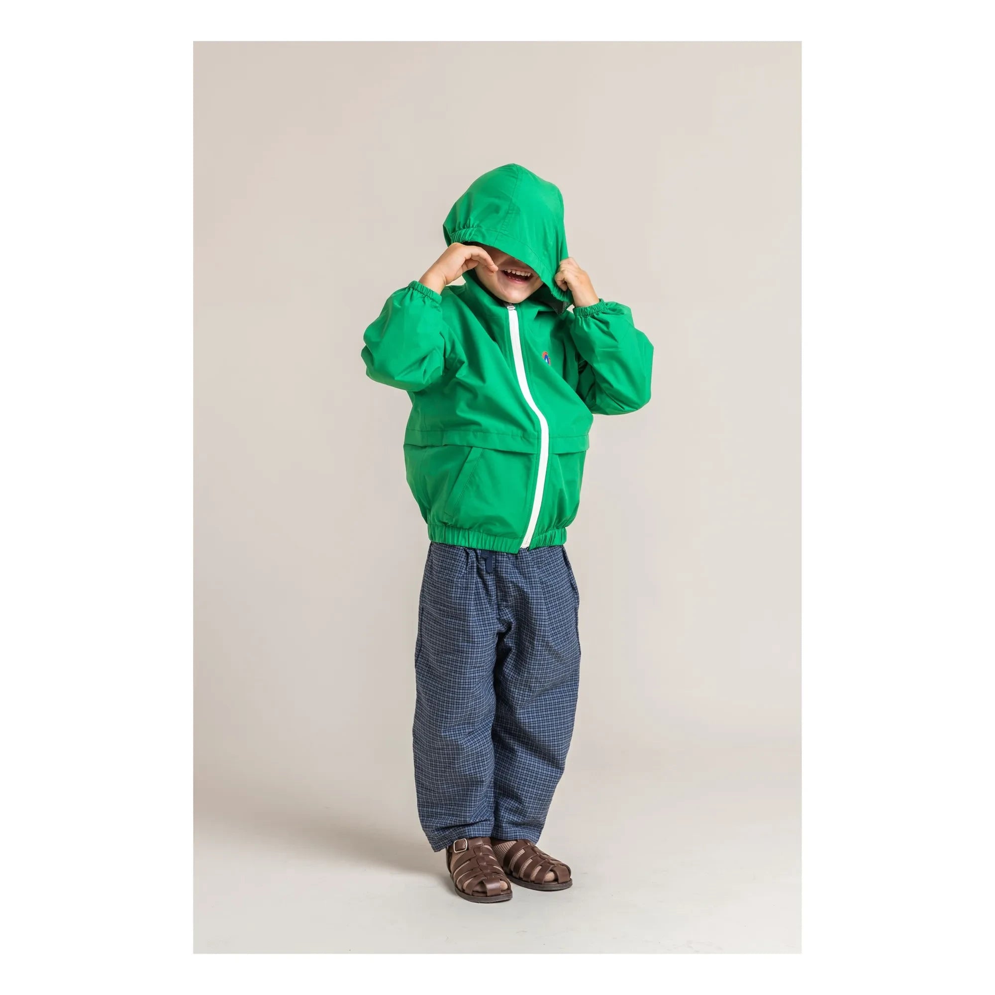 Chaqueta cortavientos Flotte - Bastille impermeable de fibra reciclada | Verde