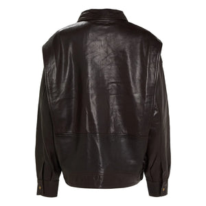 BELLEPIECE - Chaqueta de Cuero Edgar | Marrón