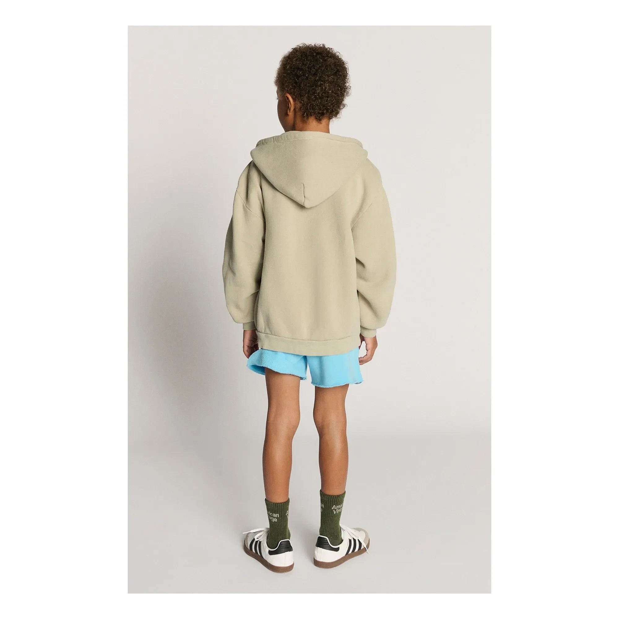 American Vintage - Sudadera con cremallera Izubird | Gris claro