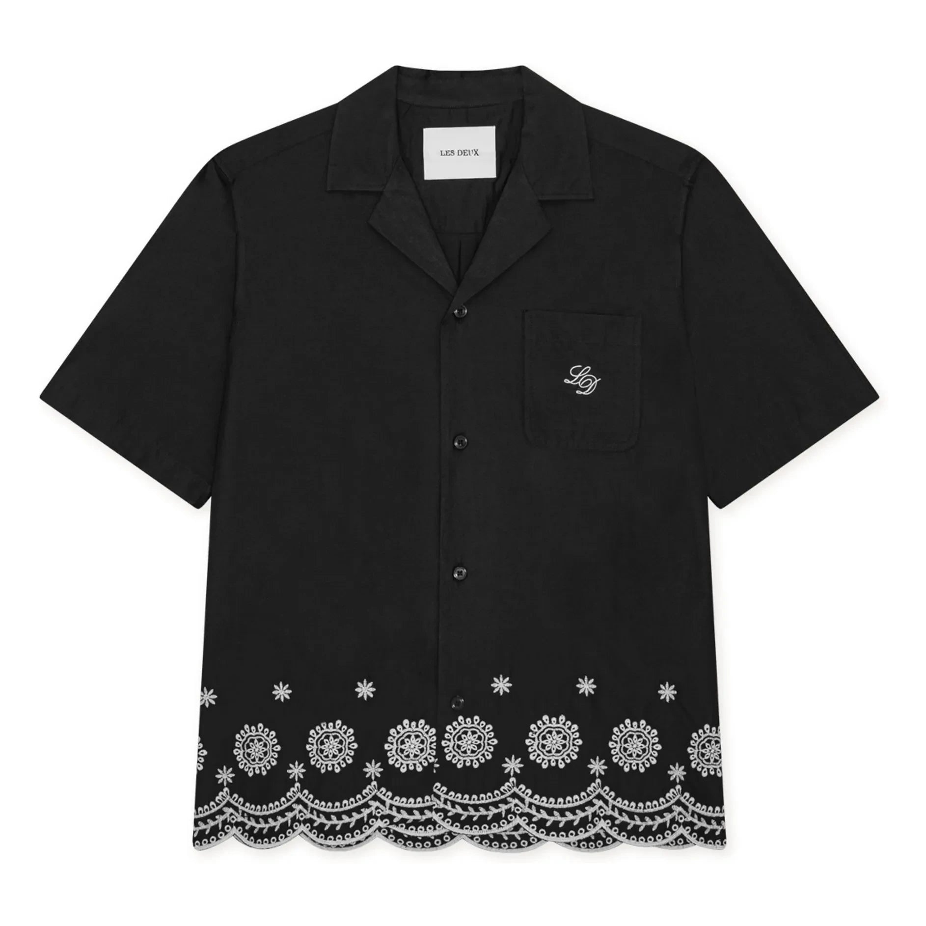 Les Deux - Camisa a rayas | Negro