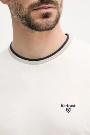 Camiseta de algodón para hombre Barbour
