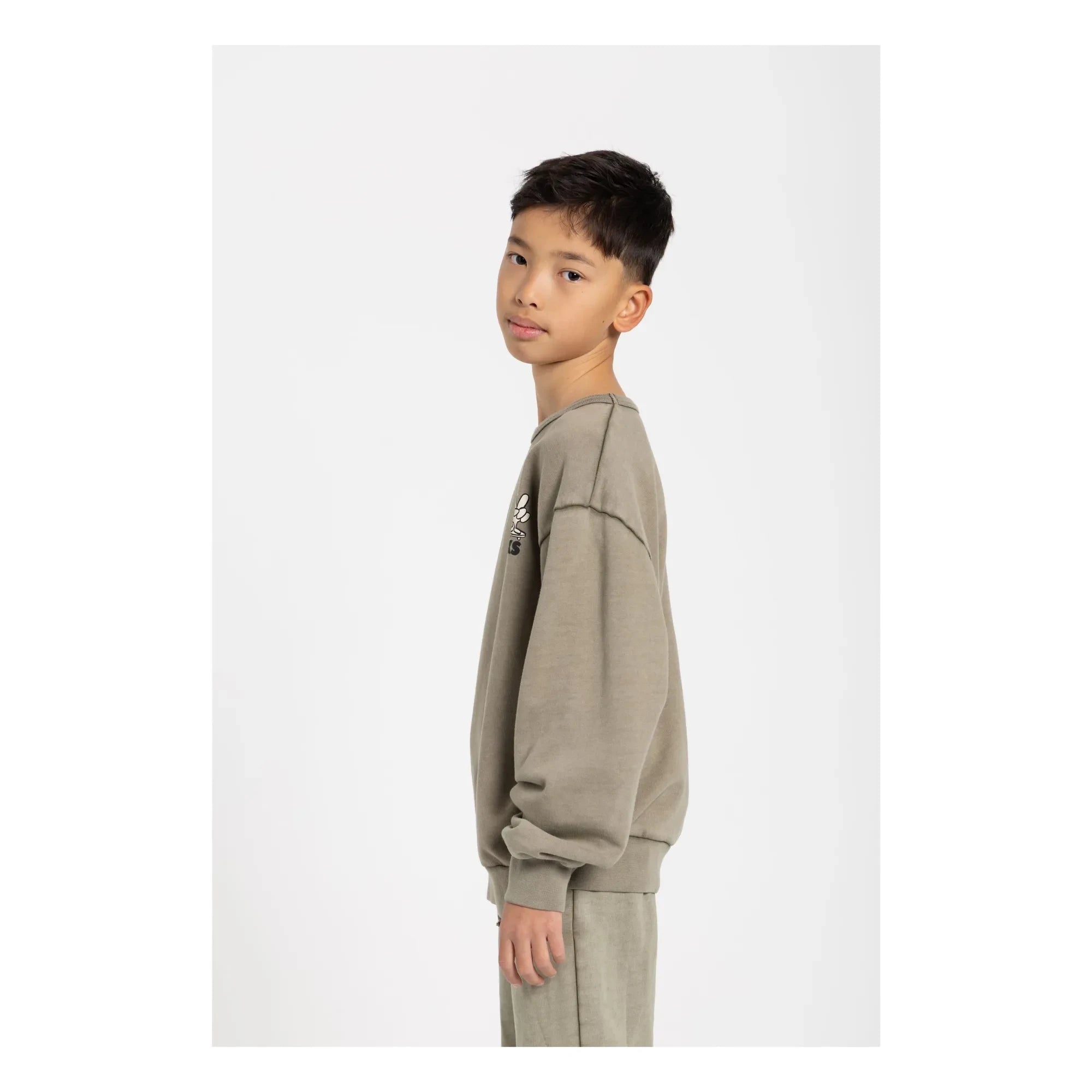 Hundred Pieces - Sudadera de algodón orgánico Ryde | Caqui