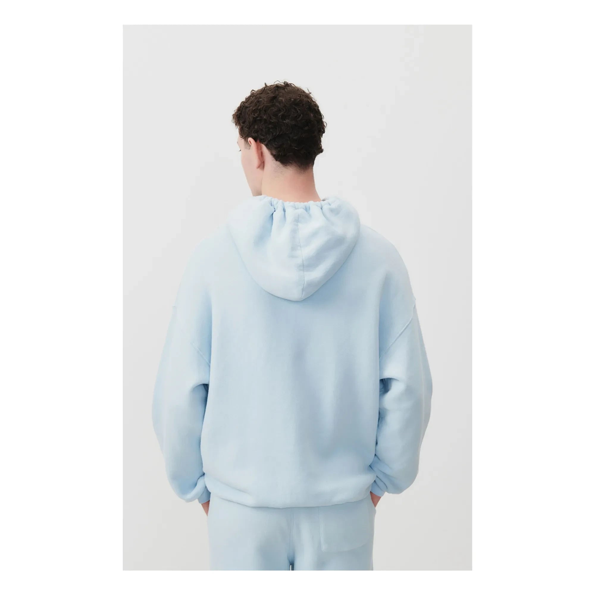 American Vintage - Sudadera con capucha Izubird | Azul Claro