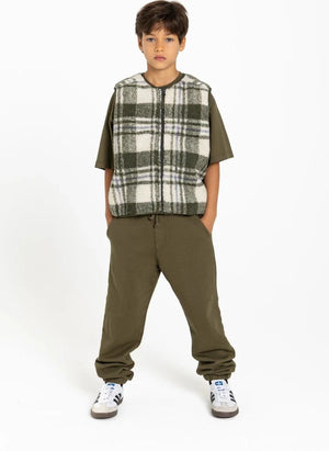 Smallable Kid - Pantalones Jogger de Algodón Orgánico | Verdigris