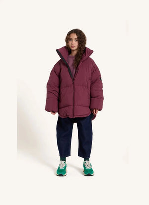 Finger in the nose - Chaqueta acolchada con relleno Snowbag | Aubergine