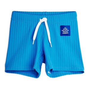 Mini Rodini - Pantalón Corto de Baño Travel Agent Fibra Reciclada | Azul