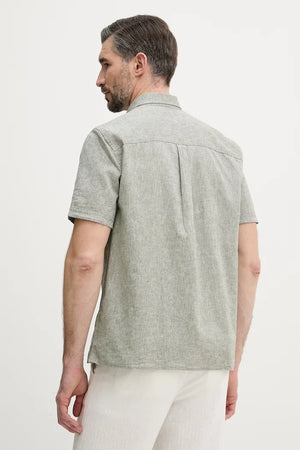 Camisa de lino para hombre Barbour Shirt Dept - Summer