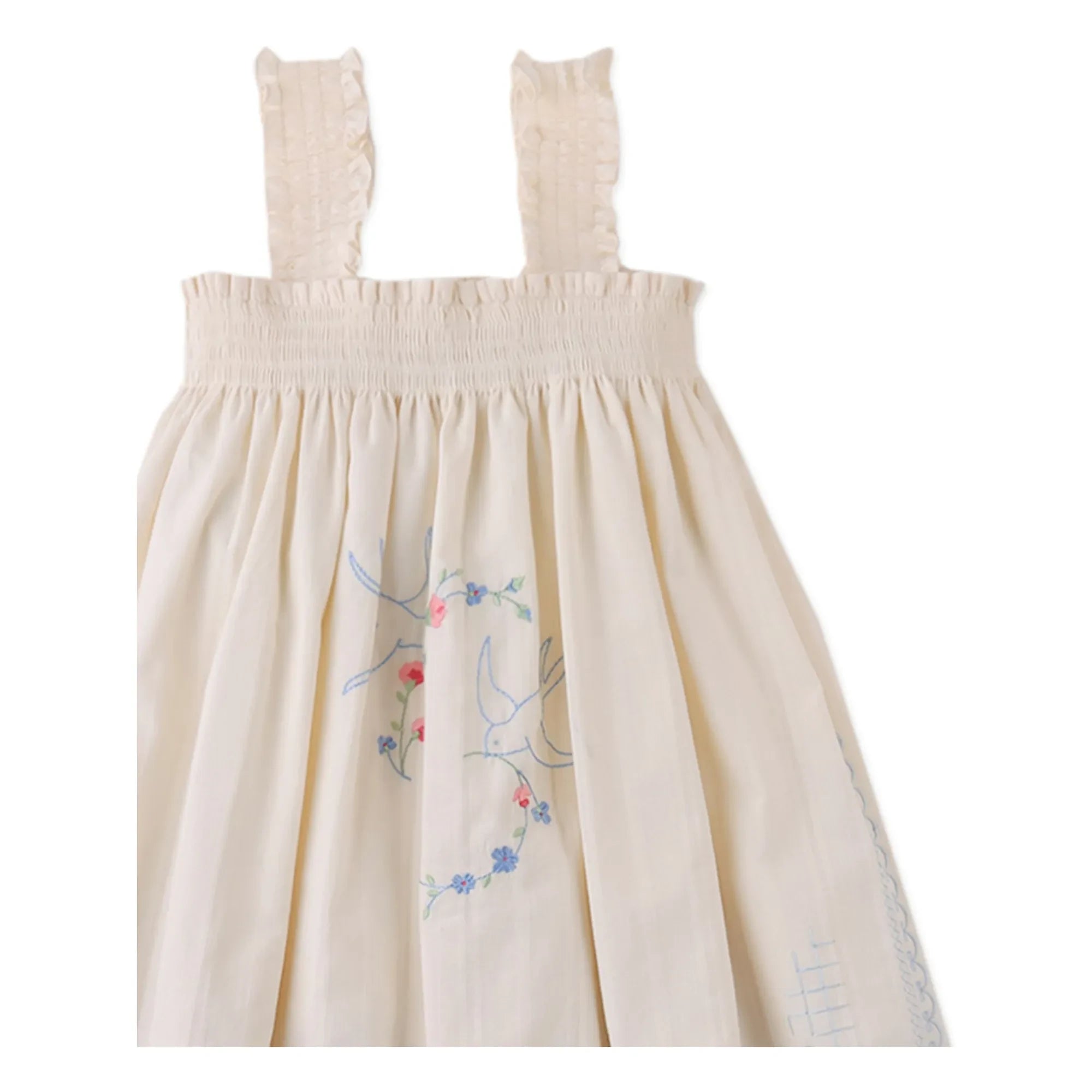 Gingersnaps - Vestido bordado Alessia | Crudo
