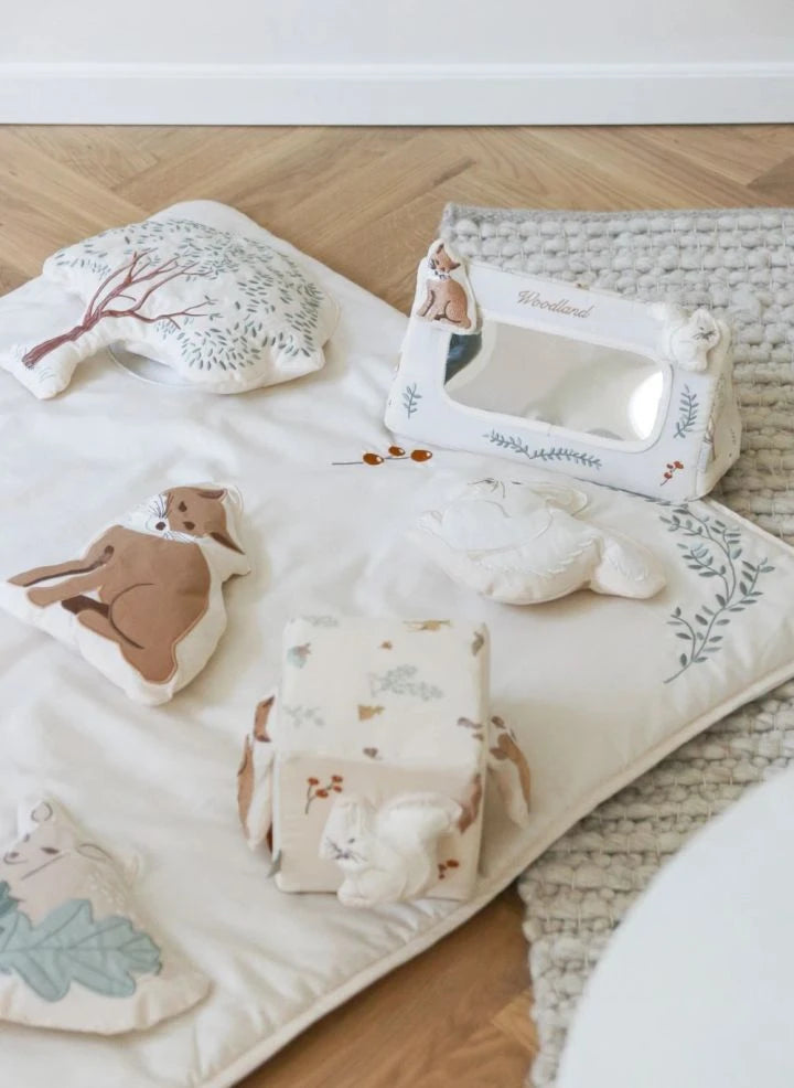 Cam Cam - Cubo de Actividad Woodland | Ecru