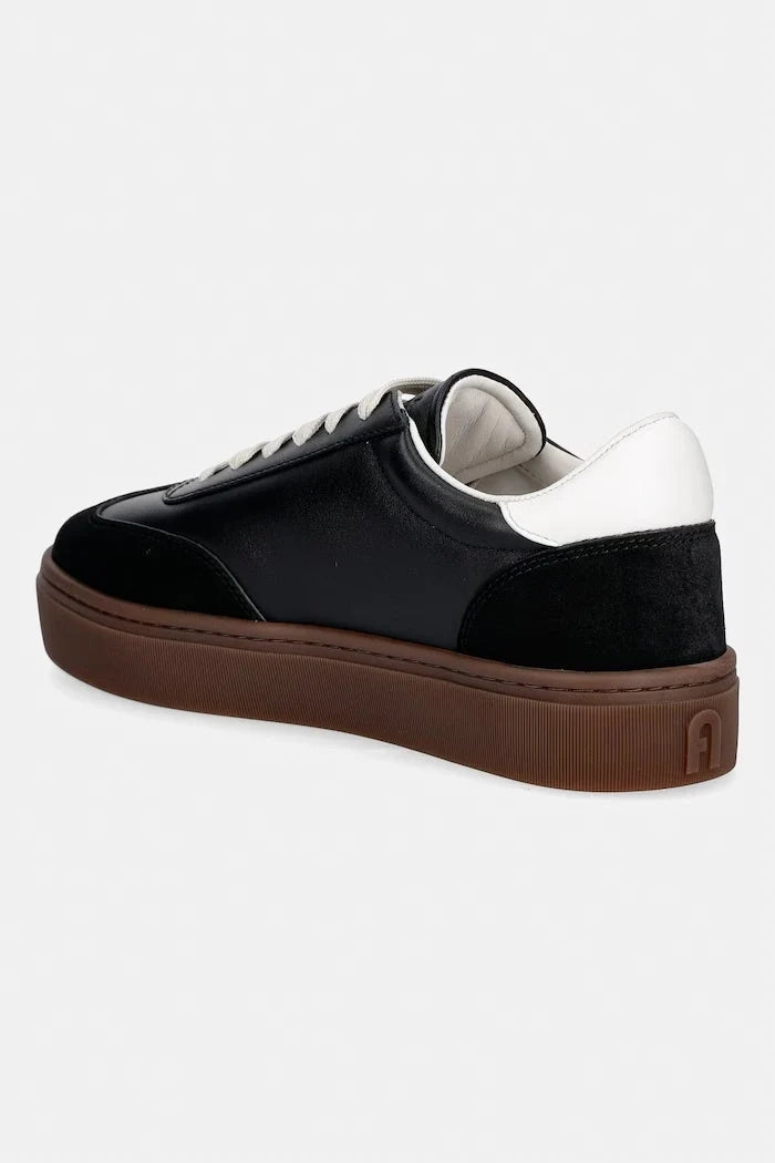 Zapatillas deportivas de piel para mujer con cordones Furla Allegra