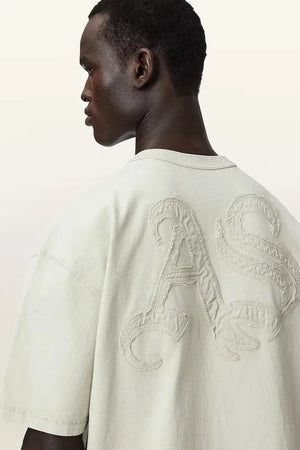 Camiseta de algodón para hombre INSIGNIA de AllSaints