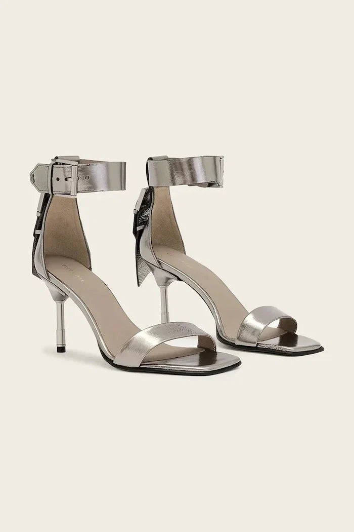 Sandalias de piel AllSaints Noir Mid Sandal
