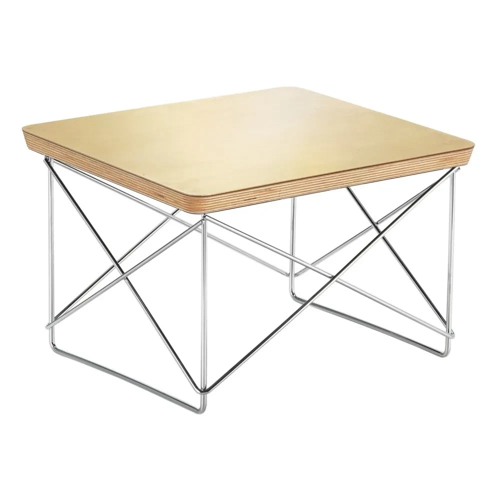 Vitra - Mesa auxiliar LTR - Superficie cromada - Charles & Ray Eames, 1950 | Feuille d'Or
