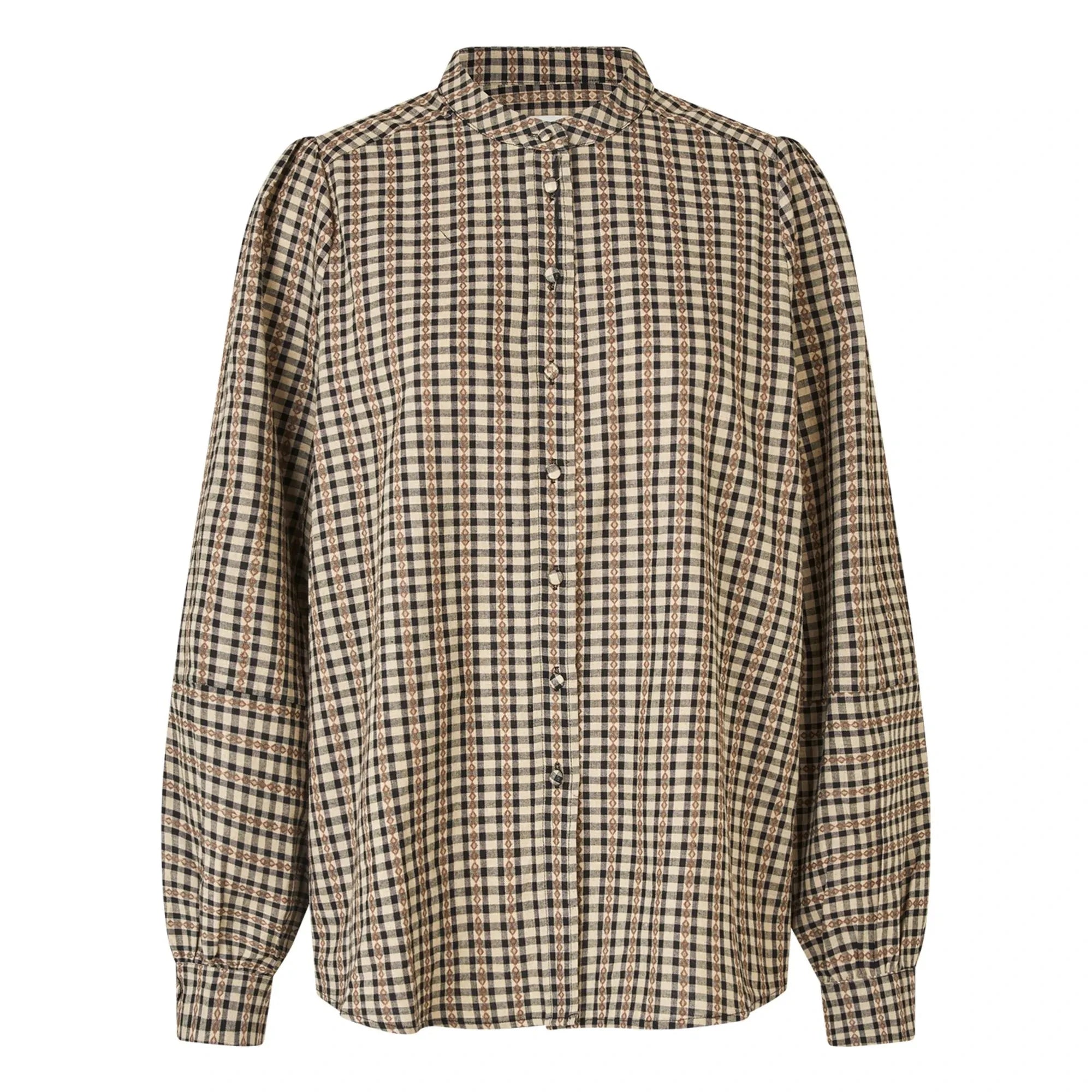 Lollys Laundry - Blouse Lina Kareli | Siyah
