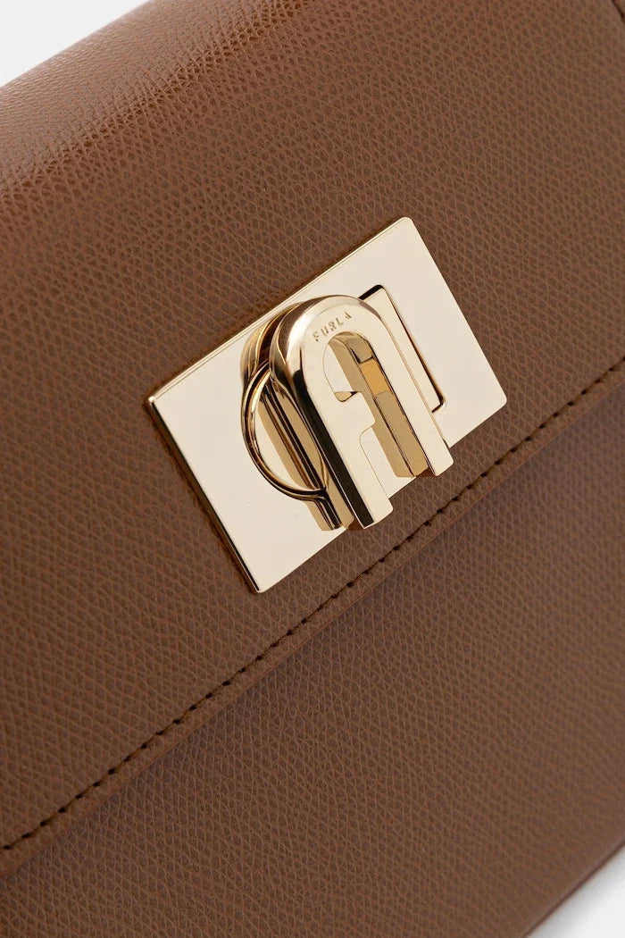 Bolso estructurado de cuero para mujer Furla