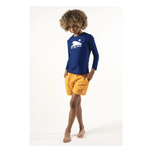 Sunchild - Camiseta Bigwave UV Korumalı | Azul Oscuro
