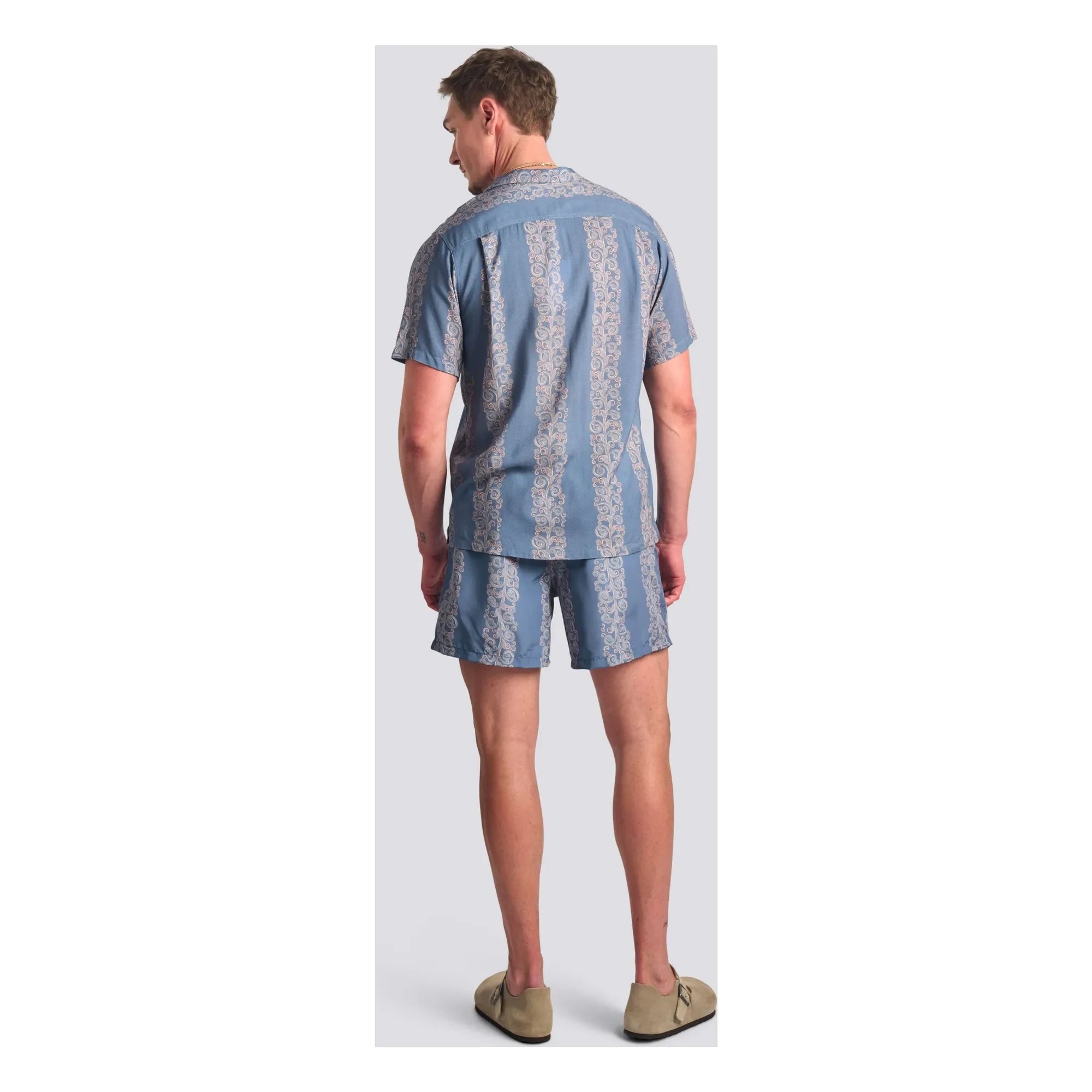 Bather - Bañador Coral Fiesta | Azul claro