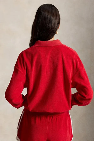 Sudadera de algodón Polo Ralph Lauren para mujer LT WT COTTON TERRY-KNT-POLO