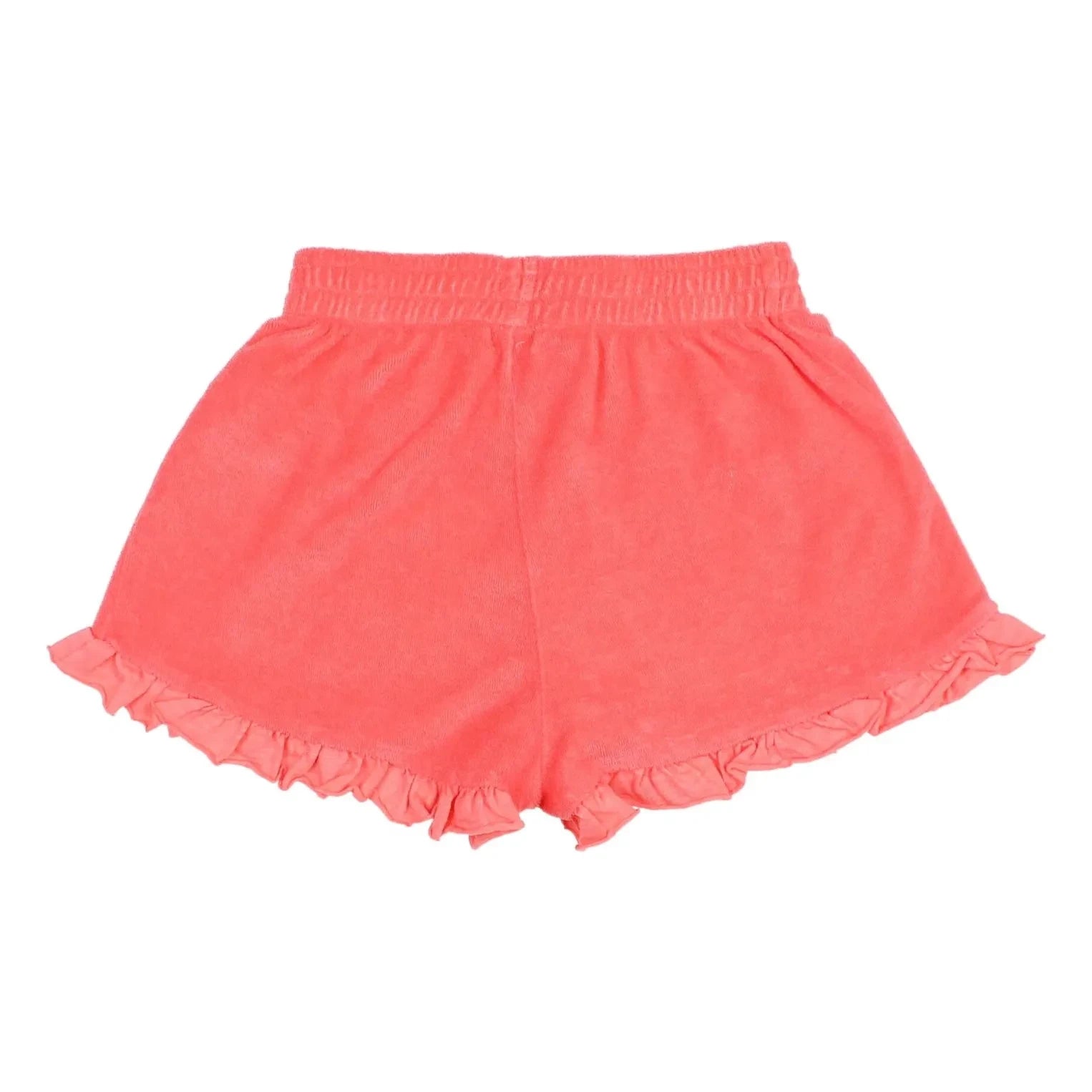Búho - Pantalón corto con volantes Terry | Rojo