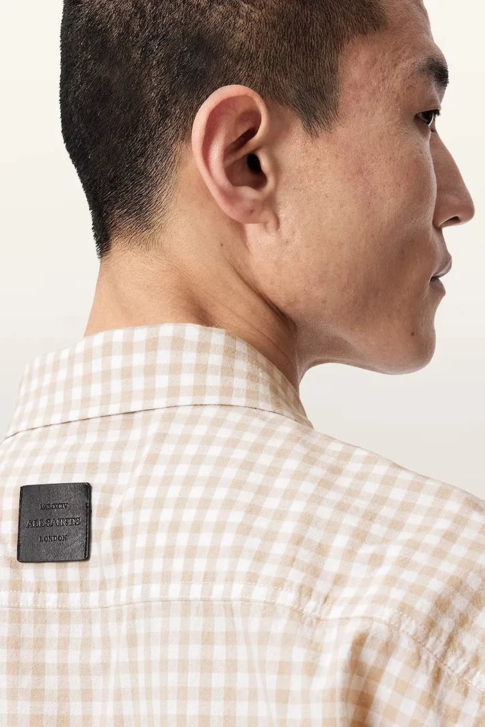 Camisa de algodón Rockland para hombre AllSaints