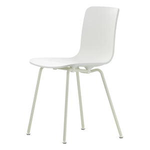 Vitra - Silla con patas de tubo Hal RE - Jasper Morrison | Algodón Blanco