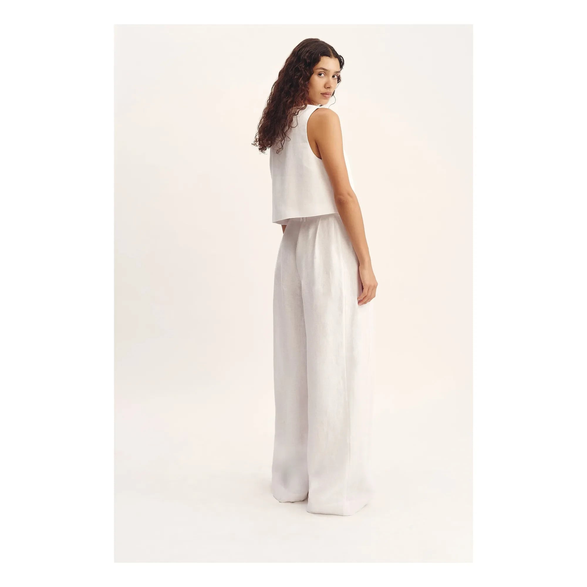 Posse - Pantalones Parker Chain | Marfil