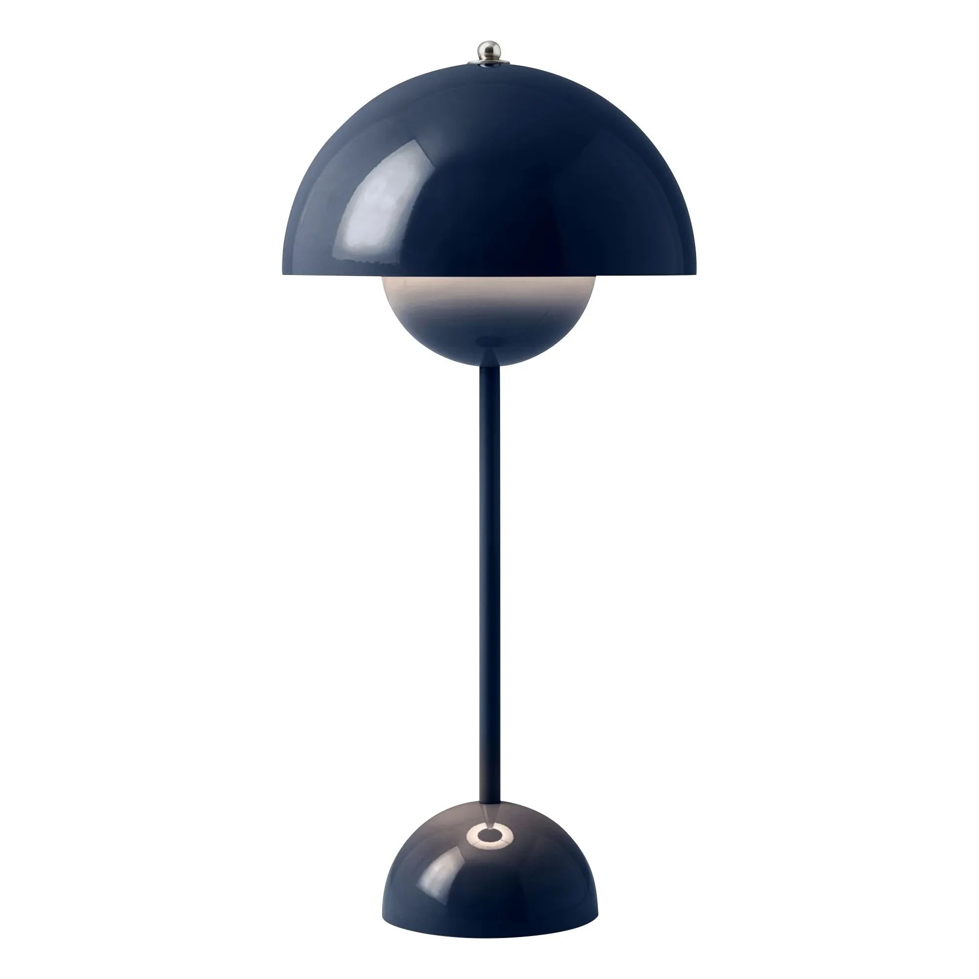& Tradition - Lámpara de mesa Flowerpot VP3, Verner Panton | Azul Oscuro