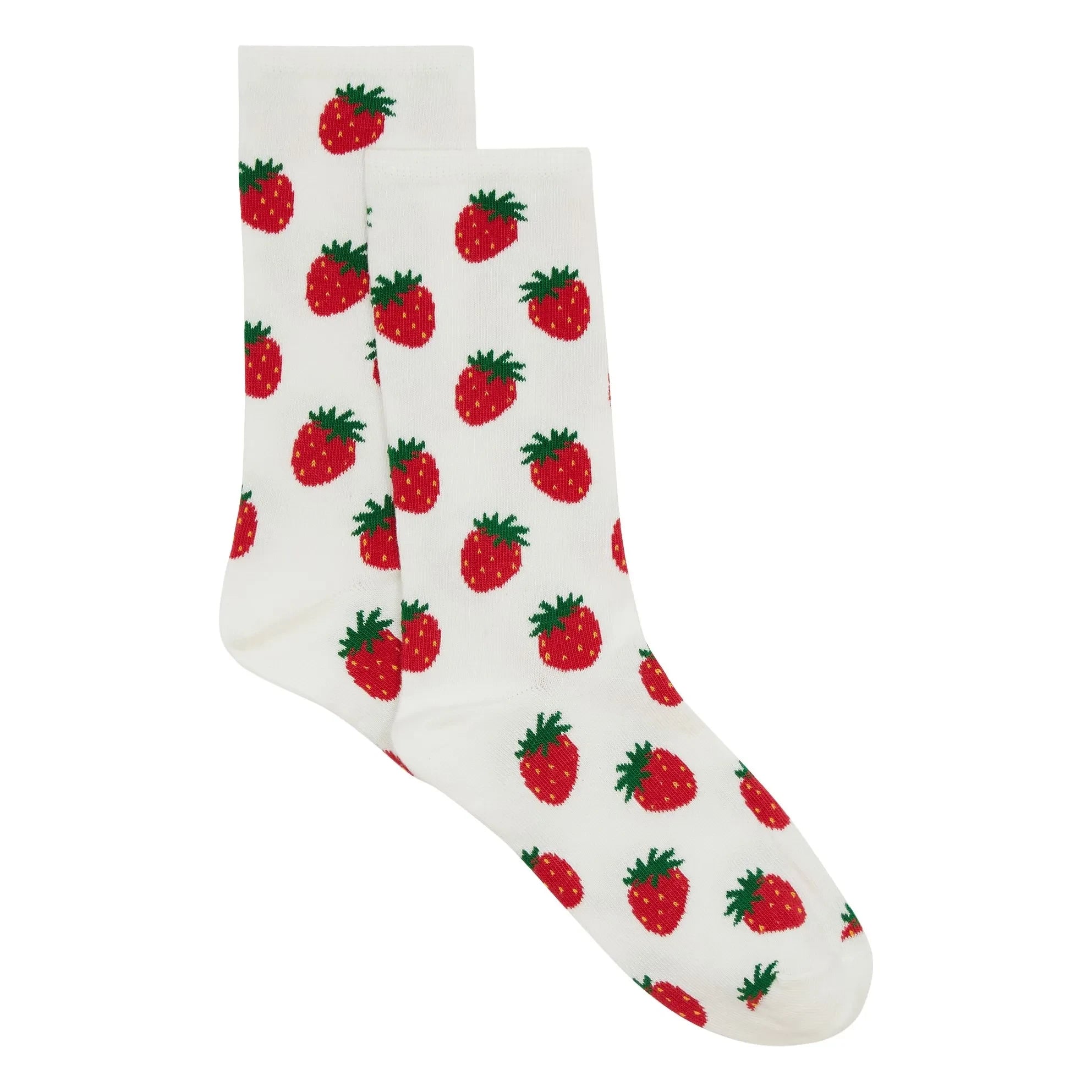 Hundred Pieces - CALCETINES CLÁSICOS DE FRESA | Crudo