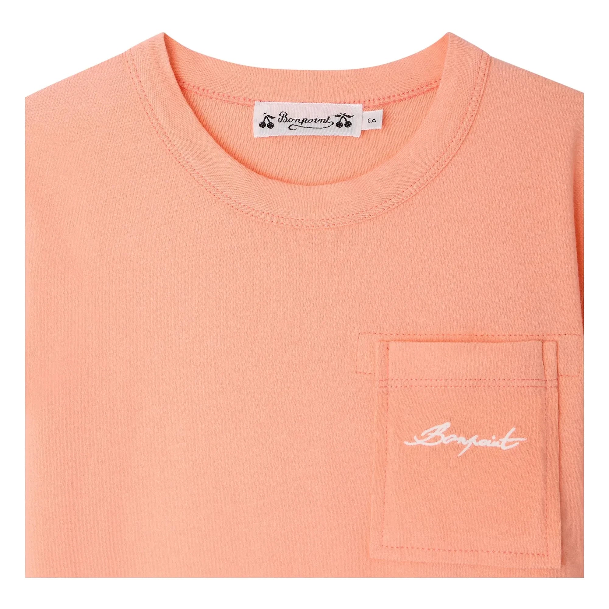 Bonpoint - Camiseta de algodón orgánico Elrador | Coral