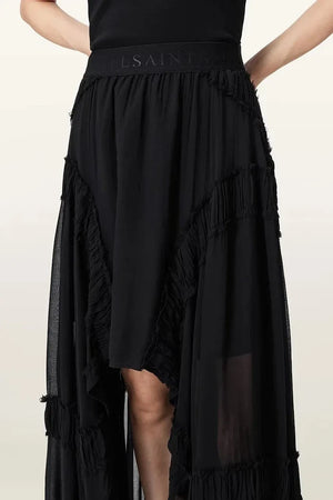 Falda asimétrica de viscosa DORINA de AllSaints