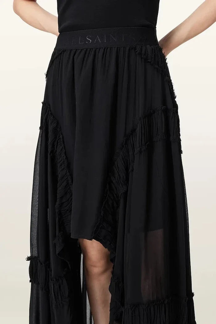 Falda asimétrica de viscosa DORINA de AllSaints