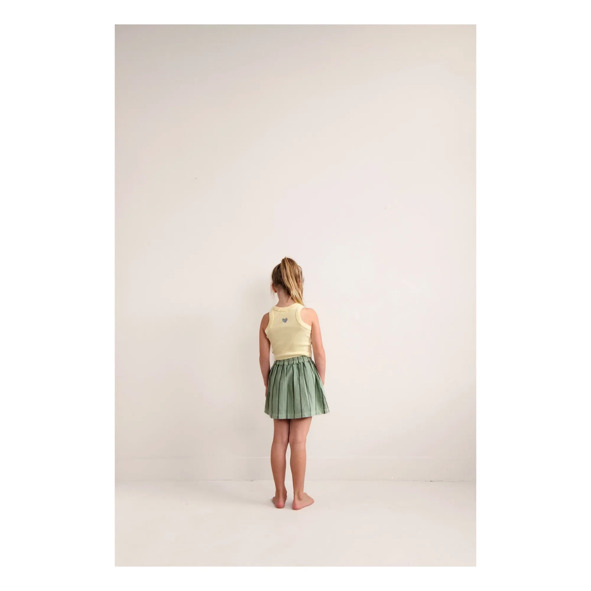 Jenest - Camiseta de algodón orgánico Bonnie | Amarillo pálido