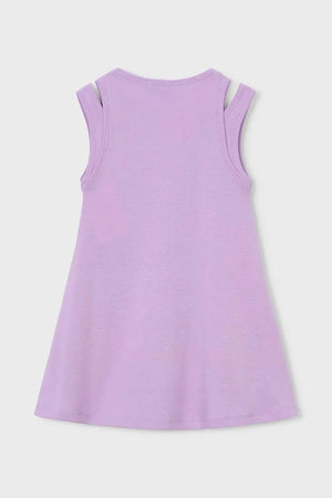 Vestido de algodón para niña Mayoral