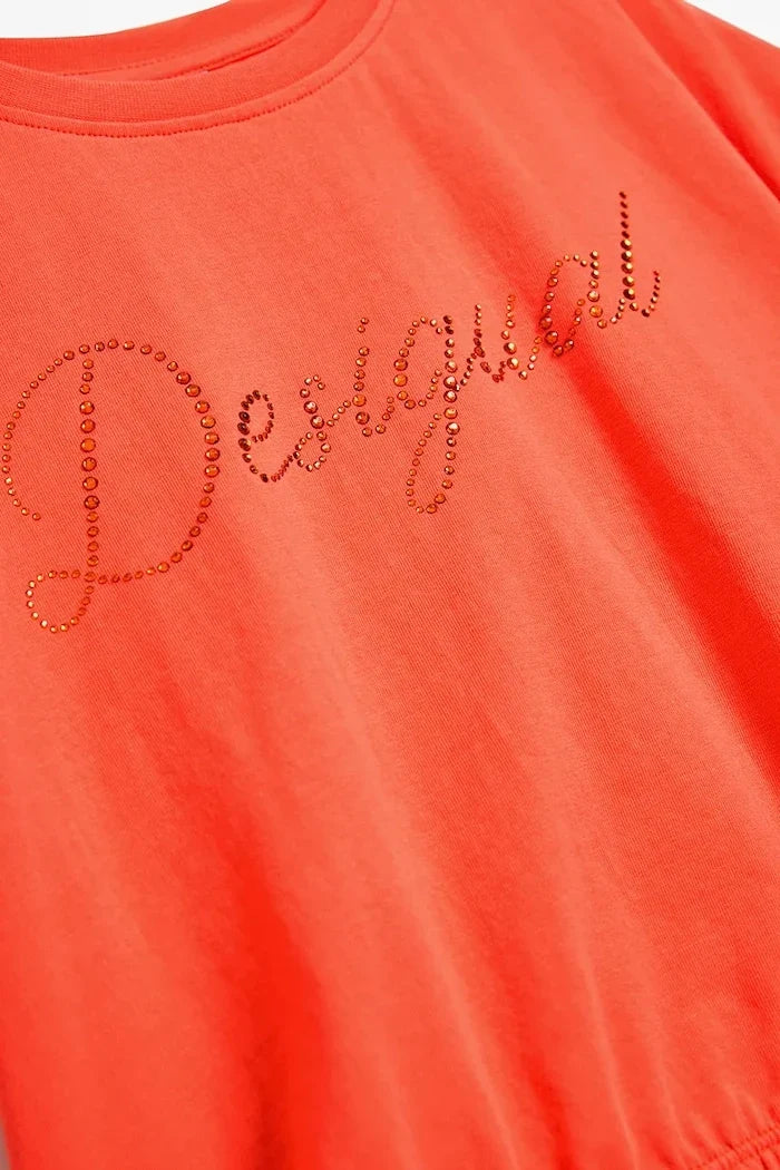 Camiseta de algodón para niños Desigual