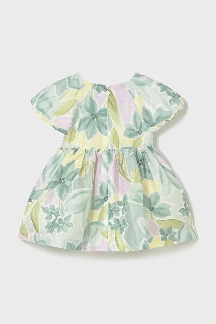 Vestido de lino infantil Mayoral