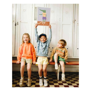 Ma petite vie - Póster de tenis Krokodil | Azul claro