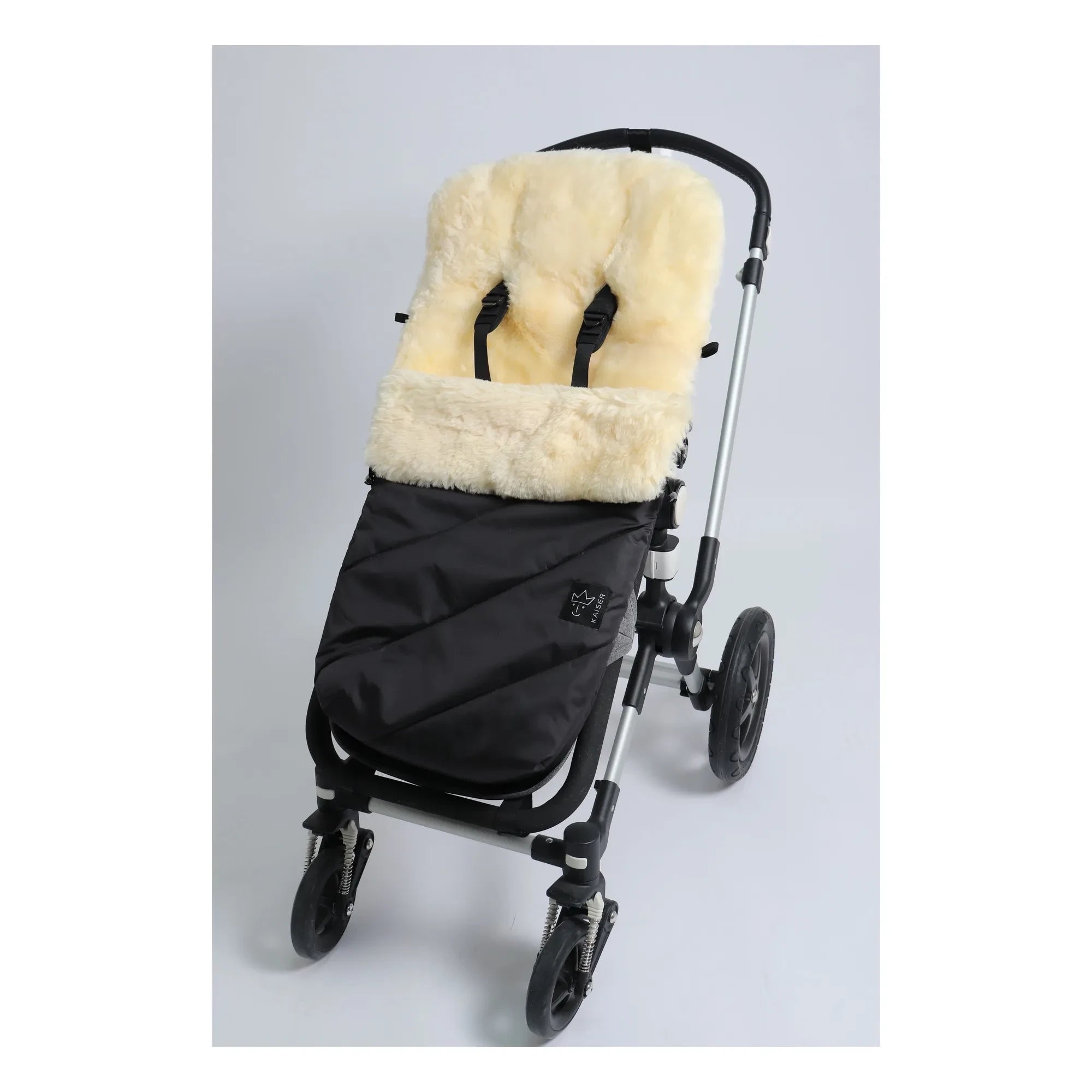 Kaiser - Saco universal de piel de cordero Hugo | Negro
