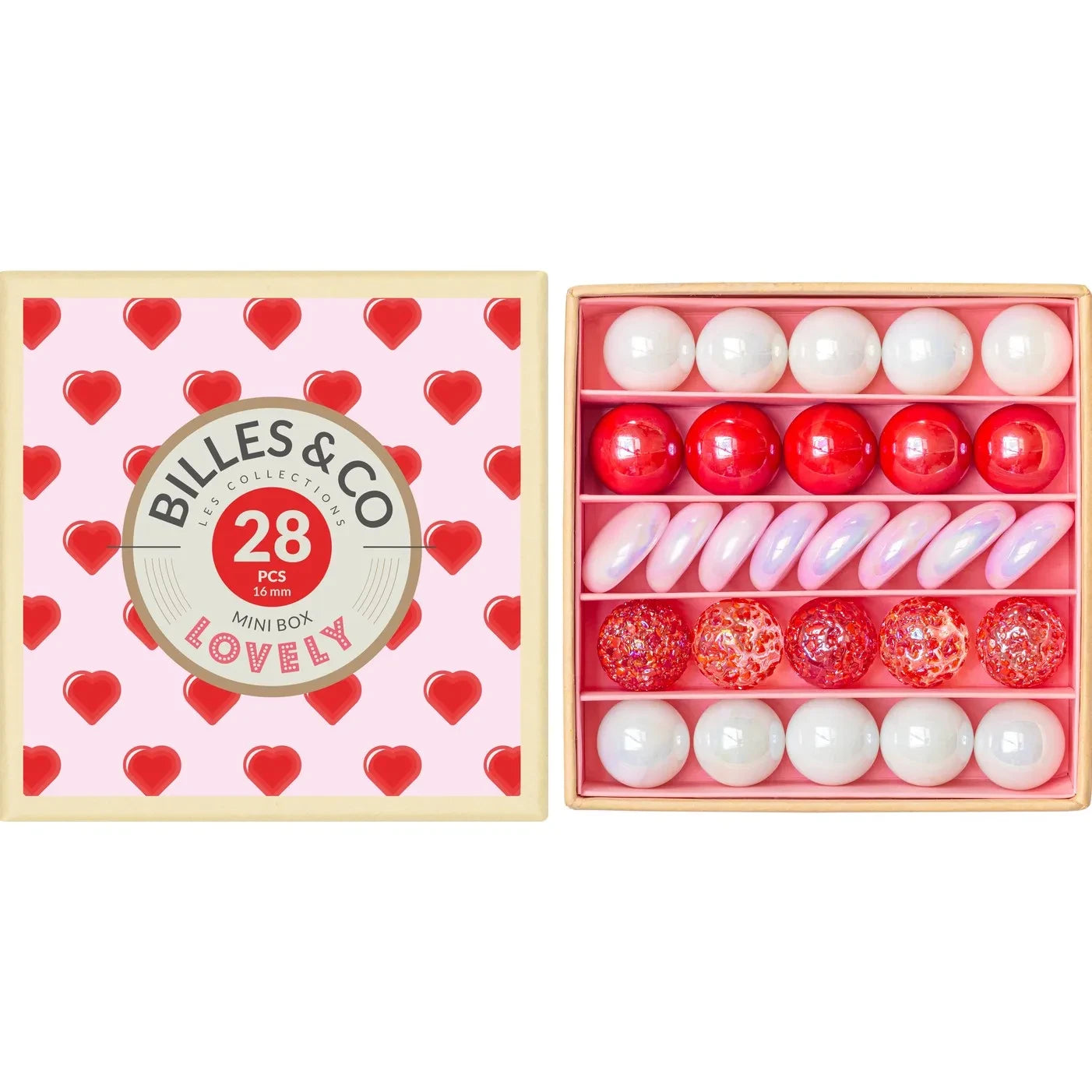 Billes & Co - Lindo set - 29 cuentas | Rosa