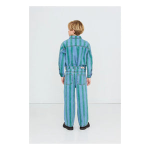 Tinycottons - Camisa vaquera a rayas | Azul