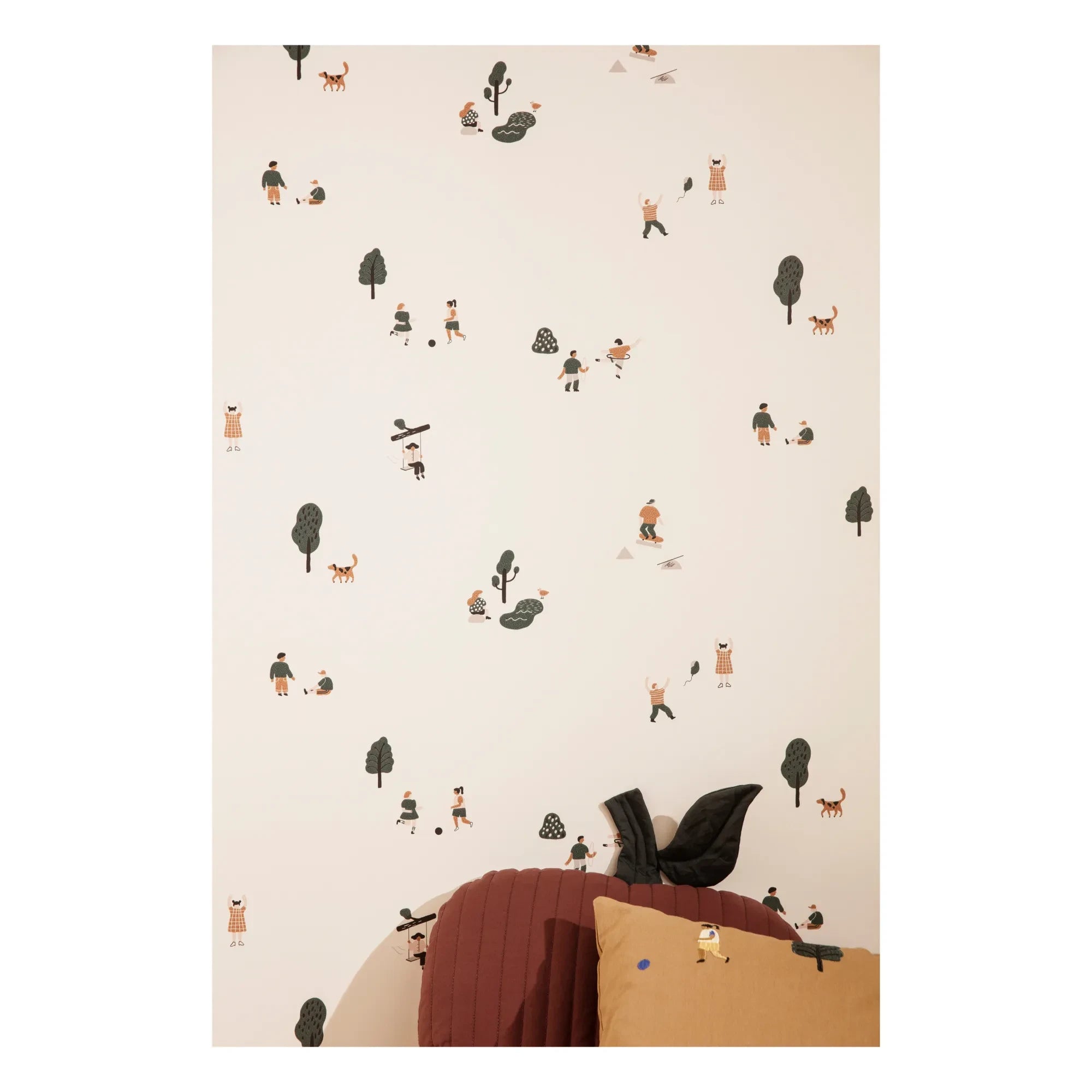 Ferm Living Kids - Papel pintado Park | Blanco roto