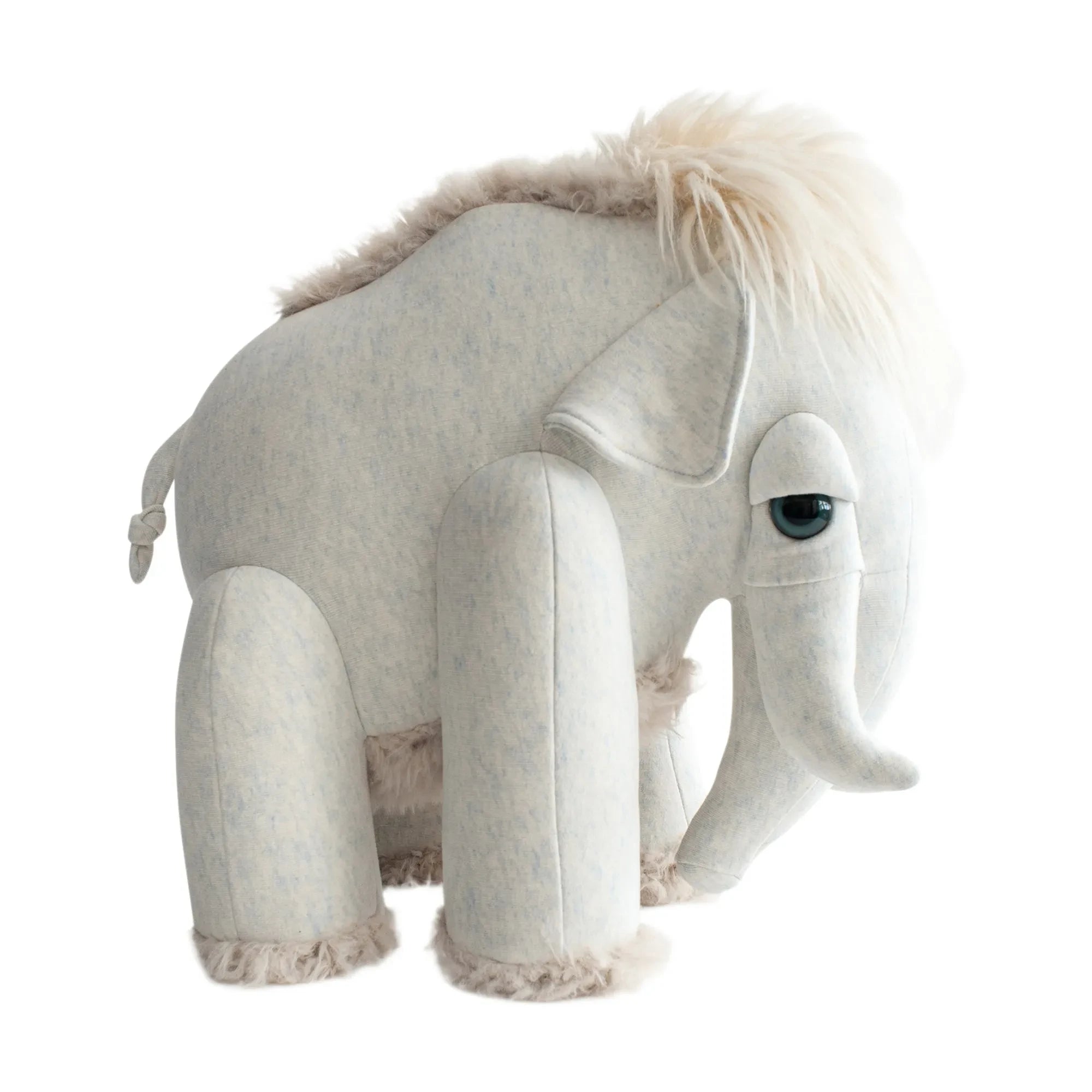 Bigstuffed - Bigstuffed x Smallable Peluche Mamut Dev - 45 cm | Gris claro