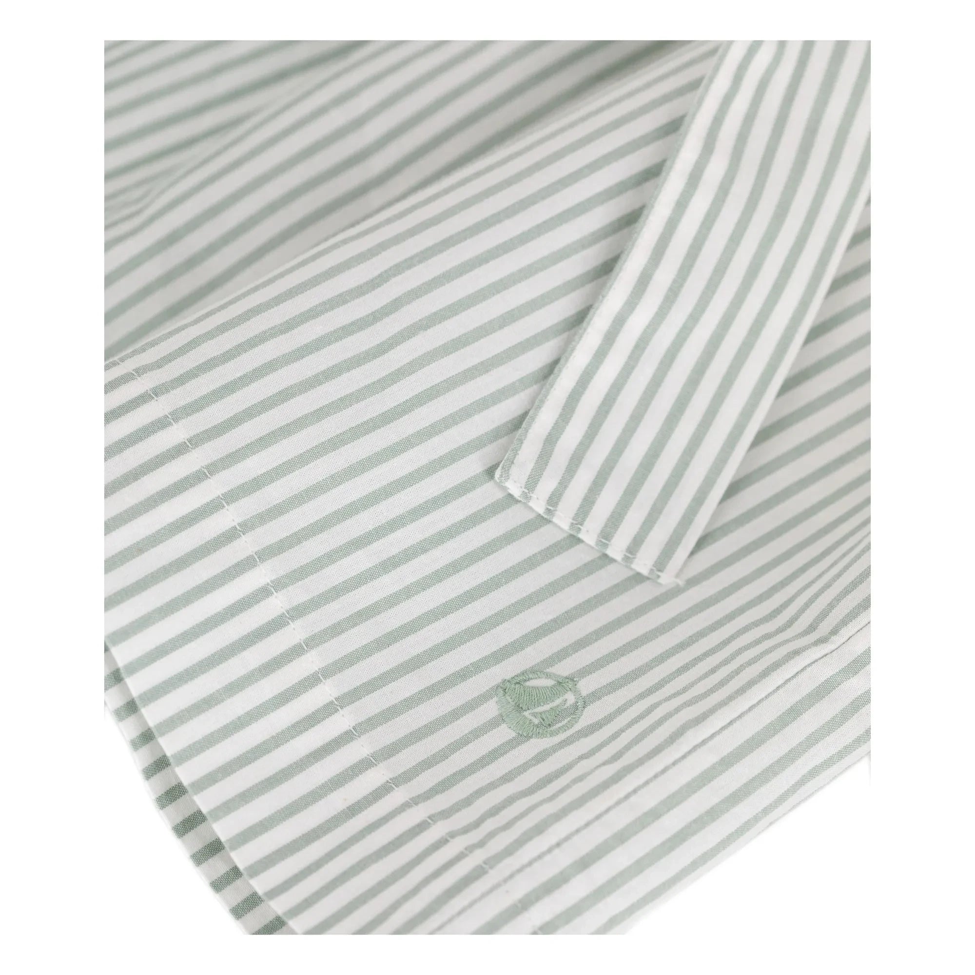 Petit Bateau - Falda de popelina de algodón orgánico Boncap | Blanco