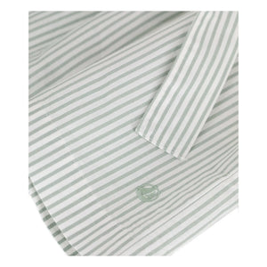 Petit Bateau - Falda de popelina de algodón orgánico Boncap | Blanco